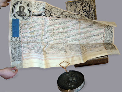 Letters Patent from King George
